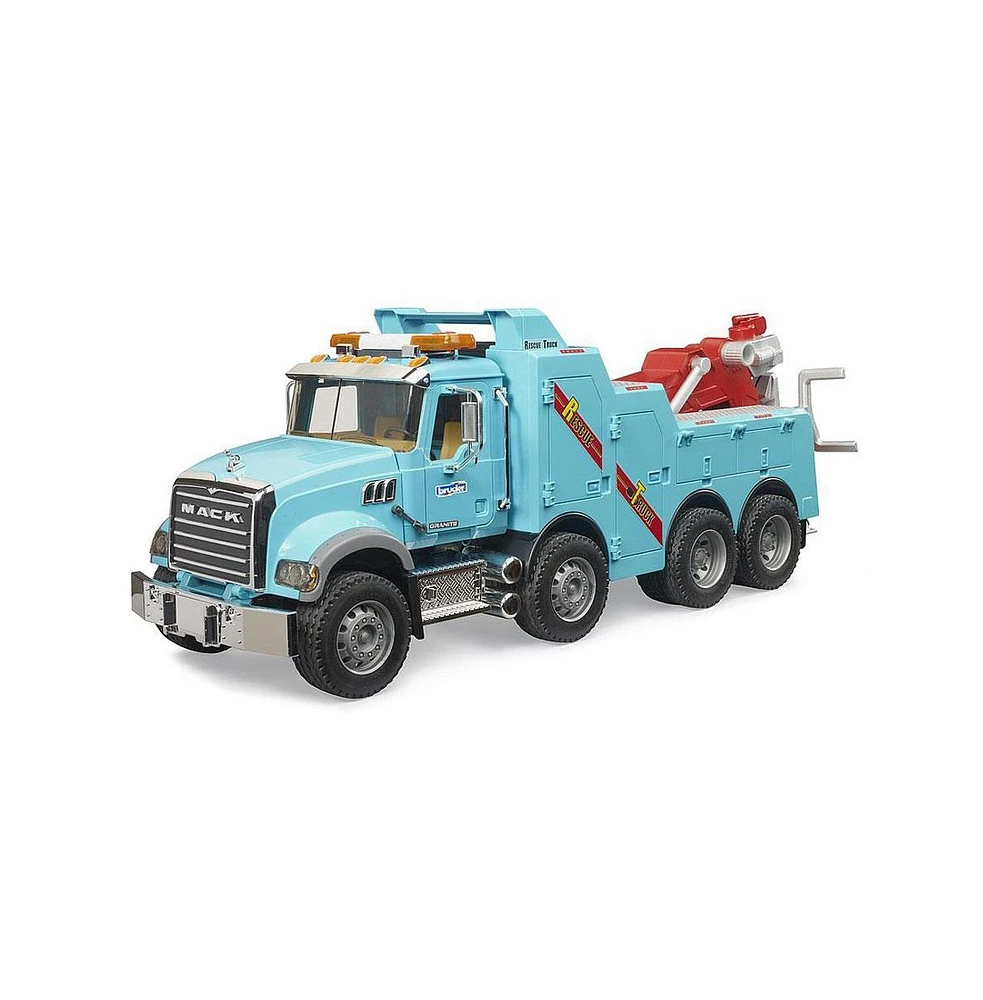 Bruder 1/16 Mack Granite Recovery & Towing Truck with Lights & Sounds Module