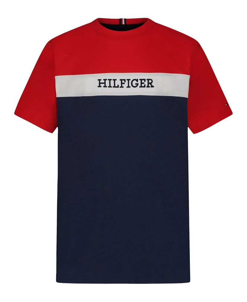 Tommy Hilfiger Little and Toddler Boys Horizontal Short Sleeve T-Shirt