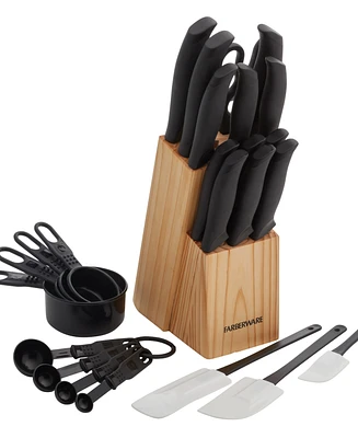 Farberware Soft Grip 25-Piece Cutlery Set with Kitchen Tools