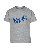 Soft As A Grape Big Boys and Girls 2-Pack Royal/Gray Kansas City Royals T-Shirt Set