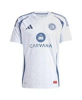 Adidas Men's Brian Gutierrez Light Blue Chicago Fire 2025 The Municipal Kit Replica Player Jersey