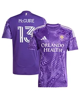 Adidas Men's Duncan McGuire Purple Orlando City Sc 2025 Perfect Storm Replica Player Jersey