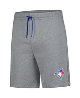Fanatics Men's Heather Gray Toronto Blue Jays Logo Shorts