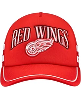 '47 Brand Men's Red Detroit Red Wings Sideband Stripes Trucker Snapback Hat
