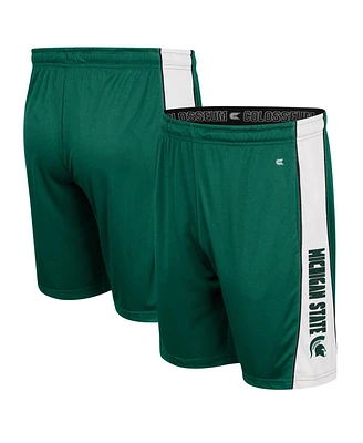 Colosseum Men's Green Michigan State Spartans Panel Shorts