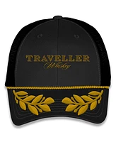 Jr Motorsports Official Team Apparel Men's Black/Gold Justin Allgaier Traveler Whiskey Trucker Adjustable Hat