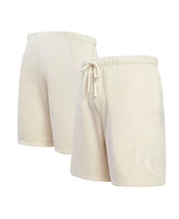 Pro Standard Men's Cream Kansas City Royals Neutral Fleece Shorts