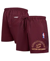 Pro Standard Men's Wine Cleveland Cavaliers Area Code Shorts