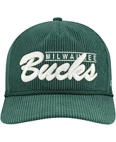 '47 Brand Men's Green Milwaukee Bucks Double Header Sidepatch Cord Hitch Adjustable Hat