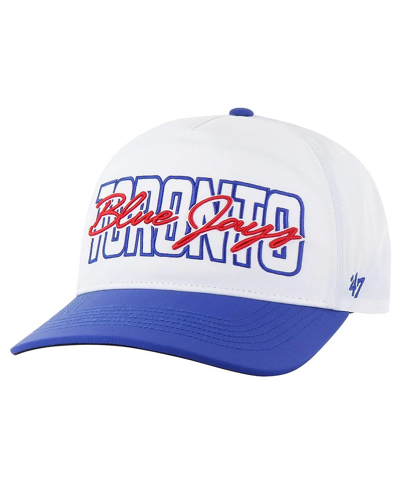 '47 Brand Men's White Toronto Blue Jays Lineman Hitch Adjustable Hat