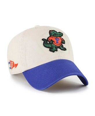 '47 Brand Men's Cream Florida Gators Grand Stand Clean Up Adjustable Hat