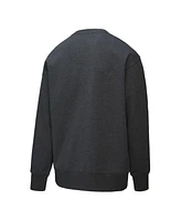 Mitchell & Ness Men's Heather Charcoal Chicago Blackhawks Playoff Win Fleece Pullover Sweatshirt