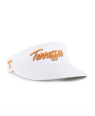 '47 Brand Men's White Tennessee Volunteers Melbourne Brrr Adjustable Visor Hat