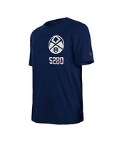 New Era Men's Navy Denver Nuggets 2024/25 City Edition Chenille Heavyweight T-Shirt