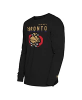 New Era Men's Black Toronto Raptors 2024/25 City Edition Long Sleeve T-Shirt