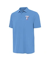 Antigua Men's Powder Blue Texas Rangers Era Polo Shirt