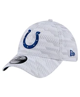 New Era Men's White Indianapolis Colts Gameday Graded 39THIRTY Flex Hat