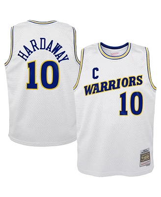 Mitchell & Ness Big Boys and Girls White Tim Hardaway Golden State Warriors 1990-91 Hardwood Classics Swingman Throwback Home Jersey