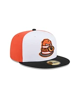 New Era Men's White Peoria Chiefs Theme Nights 59FIFTY Fitted Hat