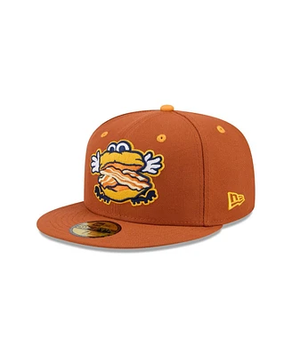 New Era Men's Brown Montgomery Biscuits Theme Nights 59FIFTY Fitted Hat