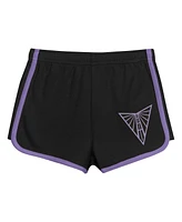 Outerstuff Toddler 2-Piece Black Golden State Valkyries Double Run T-Shirt and Shorts Set