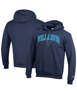 Champion Men's Navy Villanova Wildcats Arched Logo Fleece Pullover Hoodie