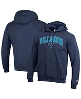 Champion Men's Navy Villanova Wildcats Arched Logo Fleece Pullover Hoodie