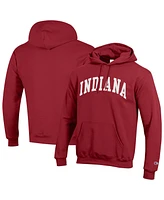 Champion Men's Crimson Indiana Hoosiers Basic Arch Fleece Pullover Hoodie