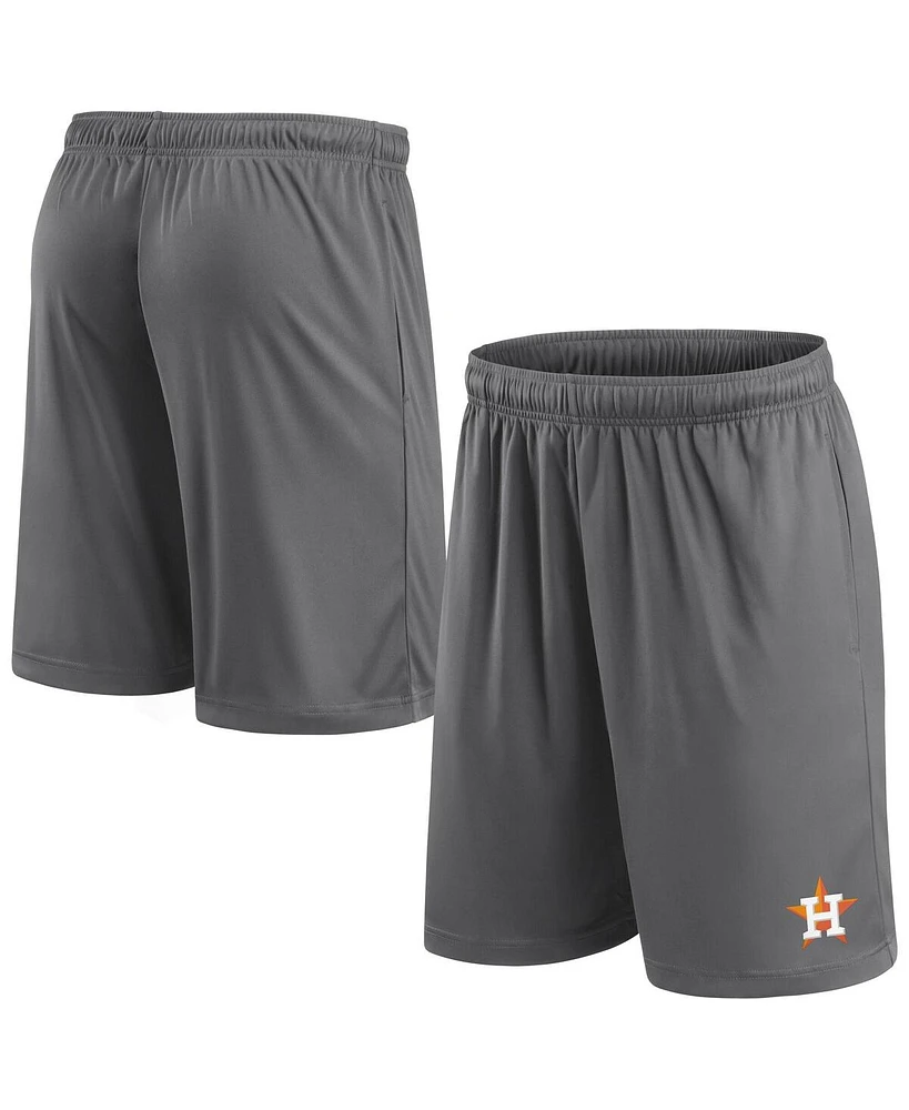 Fanatics Men's Gray Houston Astros Primary Logo Shorts