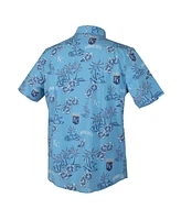 Reyn Spooner Men's Light Blue Kansas City Royals Kekai Performance Button-Up Top