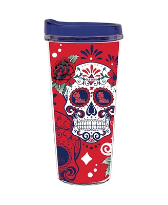 Indigo Falls Ole Miss Rebels 22oz. Dia de los Muertos Tumbler