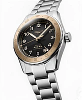 Longines Men's Spirit Zulu Time Automatic Stainless-Steel Watch