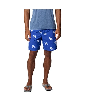 Columbia Men's Royal Kentucky Wildcats Backcast Iii Printed Short