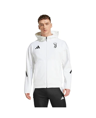 Adidas Men's White Juventus 2025/26 Anthem Full-Zip Jacket