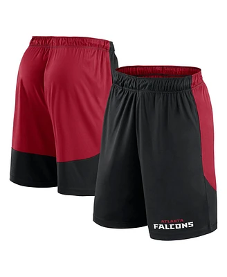 Fanatics Men's Black/Red Atlanta Falcons Launch Shorts