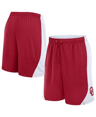 Fanatics Men's Crimson/White Oklahoma Sooners Strength Unleashed Shorts