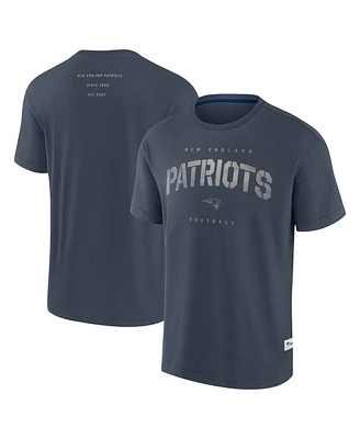 Fanatics Men's Navy New England Patriots Elements Weathered Tonal Future Ground T-Shirt