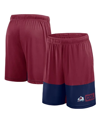 Logo Athletic Men's Burgundy Colorado Avalanche Best of the Shorts