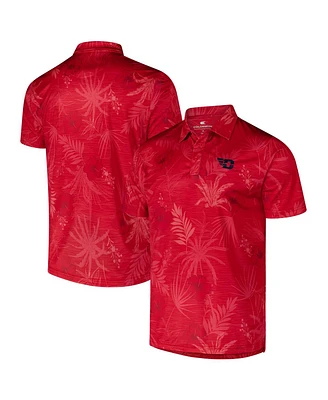 Colosseum Men's Red Dayton Flyers Palms Team Polo Shirt