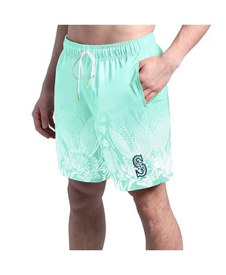 Margaritaville Men's Mint Seattle Mariners Lagoon Fiesta Swim Shorts