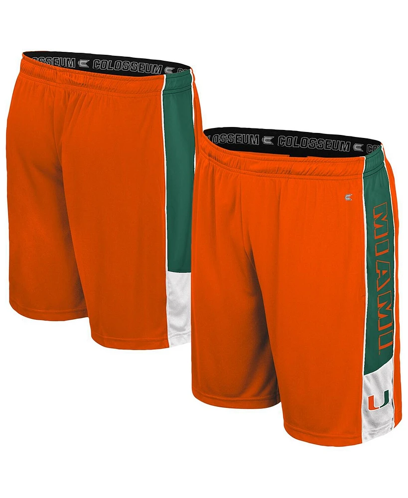 Colosseum Men's Orange Miami Hurricanes Quantum Shorts