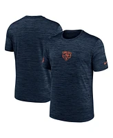Nike Men's Navy Chicago Bears Sideline Velocity Performance T-Shirt