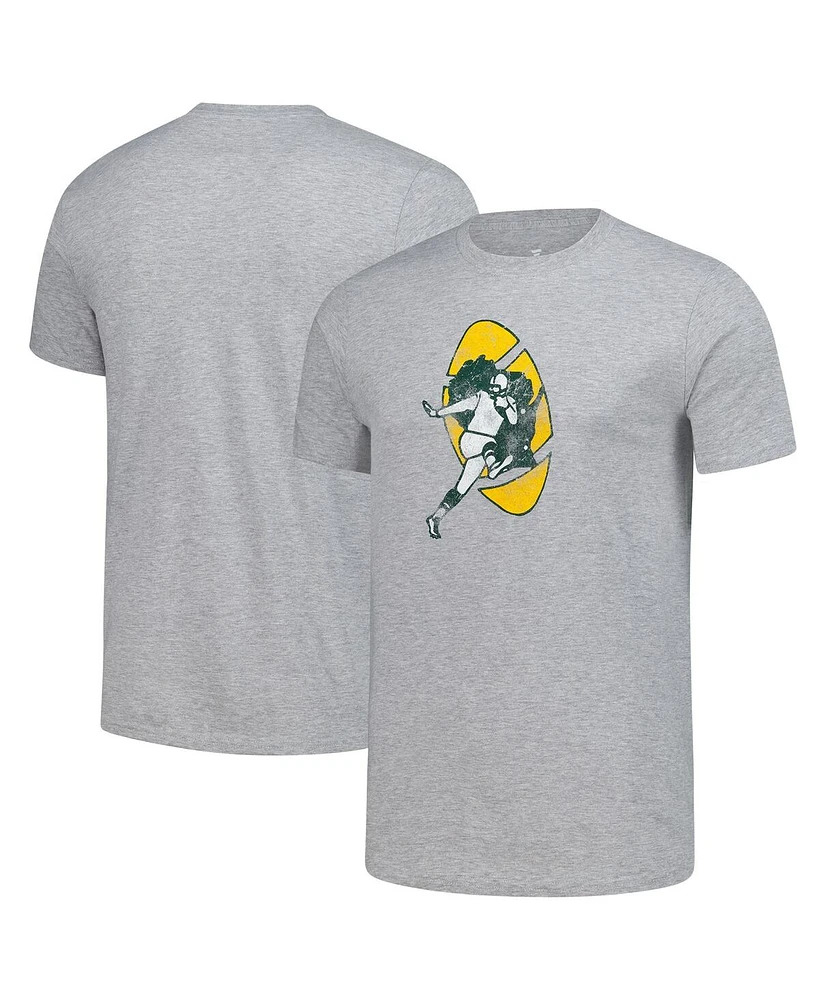 Fanatics Men's Gray Green Bay Packers T-Shirt