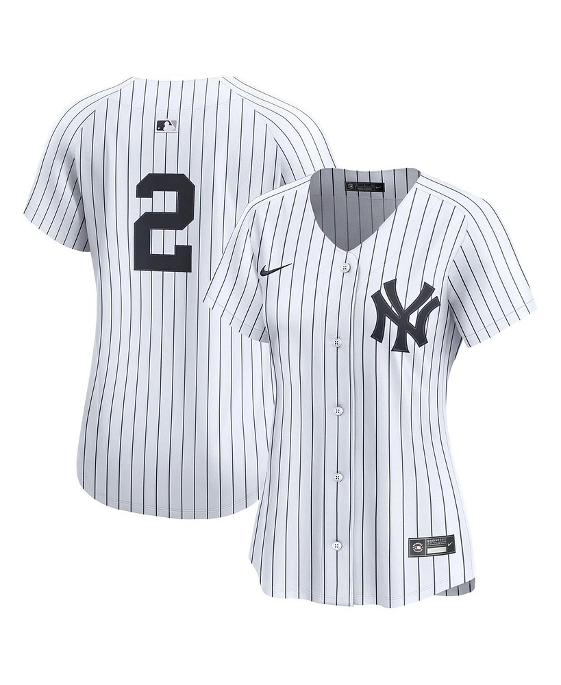 Nike Women's Derek Jeter White New York Yankees Home Limited Player Jersey