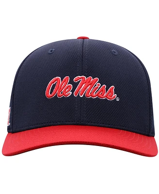 Top of the World Men's Navy/Red Ole Miss Rebels Reflex Two-Tone Flex Hat