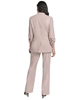 Calvin Klein Petite 3/4-Sleeve One-Button Blazer