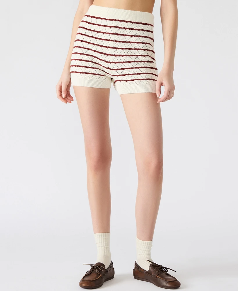 Steve Madden Women's Pull-On Pointelle Shorts