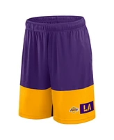 Logo Athletic Men's Purple Los Angeles Lakers Best of the Shorts
