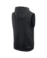 Nike Men's Black Cincinnati Bengals Sideline Performance Sleeveless Pullover Hoodie