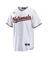 Nike Men's James Wood White Washington Nationals Home Replica 2.0 Player Jersey